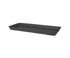 Artevasi Soucoupe pour pot de fleurs/jardinière CAPRI, 80 cm, plastique, gris foncé