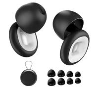 Artevive Bouchons d'oreilles pour moto, Réduction du Bruit 27dB avec 8 Embouts, Confort Léger et Durable, Réutilisables en Silicone Souple pour Moto Voyages Sommeil et Concerts (Blanc)