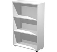 Artexport medium presto Étagère ouverte 2 tablettes 22mm réglables avec panneau arrière blanc