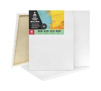 Arteza 18 x 24 Toile tendue, 100% coton (lot de 4)