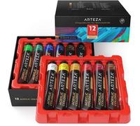 Arteza Coffret peinture acrylique, 12 tubes de couleurs (22ml), Pigments riches, Haute qualit&eacute , Non Toxique, Pour artistes44