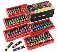 Arteza Lot de 50 échantillons de peinture acrylique (12 ml)