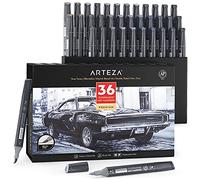 ARTEZA Marqueurs, Graustufen, 1 Stück (36er Pack), Set de 36 Pièces