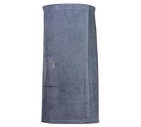 ARTG - Kilt de sauna, couleur unie LT5791 (85 cm x 170 cm) (bleu jean)