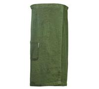 ARTG - Kilt de sauna, couleur unie LT5791 (85 cm x 170 cm) (vert armée)