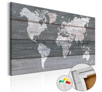 ARTGEIST Grey Earth Cork Map - 90x60