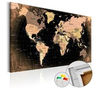 Artgeist Tableau en liège - Planet Earth [Cork Map] - 0x0 cm