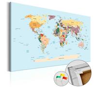 Artgeist Travel with Me [Cork Map] - 120x80 cm