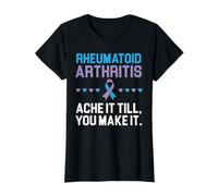 Arthrite rhumatoïde Ache It Till You Make It Arthrite T-Shirt Graphique avec Valeur, Femme, Noir, XS
