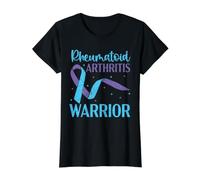 Arthrite rhumatoïde Warrior Auto-Immune Trouble T-Shirt Graphique avec Valeur, Femme, Noir, L