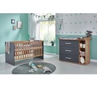 arthur berndt Ensemble de meubles pour bébé Alessio 2 pièces lit d'enfant commode à langer