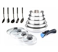 Arthur Martin 5535 batterie 15 pcs inox, Acier Inoxydable, 9 x 26 x 5 cm