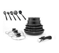 Arthur Martin AM311B Lot de 15 Batteries Aluminium Noir 26 cm 15 Pièces Noir G