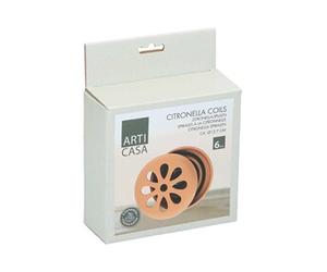 Arti Casa Bol encens citronnelle 6 spirales terracotta