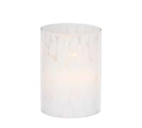 Arti Casa Bougie LED Ø9 x 12 Cm - Bougies LED Flamme Vacillante - Bougie a Pile - Fonction Minuterie 6 heures - Blanche