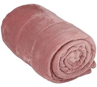 Arti Casa Couverture Polaire 150 x 200 CM - Plaid Polaire - Couverture Lit - Parfait Aussi comme Décoration d'Intérieur - Plaid Canape pour 1 Personne - Rose - Polaire/Polyester