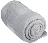 Arti Casa Couverture Polaire 150 x 200 CM - Plaid Polaire - Couverture Lit - Parfait Aussi comme Décoration d'Intérieur - Plaid Canape pour 1 Personne - Gris - Polaire/Polyester