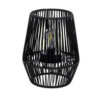 Arti Casa Lampe Solaire Exterieur - Lampe de Table à Énergie Solaire - Luminaire Exterieur avec Lumière Blanche Chaude - Durée de Combustion jusqu'à 8 Heures - 20 x 20 x 25 cm - Noir
