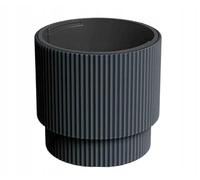 Arti CASA Pot de Fleurs 30 X 29 cm - Pot de Fleurs 17L avec Pot Intérieur de 10L - Pot de Fleurs en Plastique - pour L’Intérieur et L’Extérieur - Gris