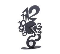 Arti & Mestieri Horloge Lupin Table Noir Ligne Love