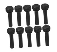 Artibetter 10 Pcs Patins en Caoutchouc Noirs pour Brûleur Gaz, Faciles à Installer, Ajoutent Hauteur, Pieds de Rechange pour Cuisinière à Gaz