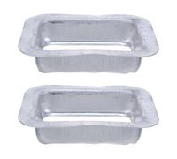 Artibetter 2 Pièces Adaptateur de Gouttière pour Eau de Pluie Raccord de de Gouttière en Aluminium 100x80mm Alliage D'aluminium Argenté pour Systèmes de Drainage de Toiture