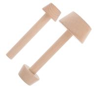 Artibetter 2 Pièces Bourre en Bois Double Sided pour Moules à Tartelettes, Fabrication de Mini Muffins et Modelage de Pâte pour Usage Domestique et DIY Baking