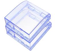 Artibetter 2 Pièces Protecteur de Prise Électrique Étanche, Boîte Murale | PC Résistant, Anti-éclaboussures et Anti-taches D’huile, la Cuisine et Salle de Bain, Couvercle Adhésif