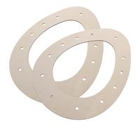 ARTIBETTER 2 Supports de Couronne en Bois D’œuf 23x30 Cm pour Artisanat DIY, Cadre de Couronne D’œufs Naturel Léger, Anneaux en Bois pour Décoration de Pâques et Loisirs Créatifs