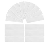 Artibetter 20 Manchons à Languette en Pvc Autocollants pour Classement, Porte-étiquettes de Documents Transparents, Accessoires Bureau Pratiques pour Organisation Facile
