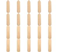 Artibetter 20pcs Marque-pages en Bois Vierges à Bords Arrondis pour Décoration de Noël, Surface Lisse Rectangulaire pour DIY et Coloriage