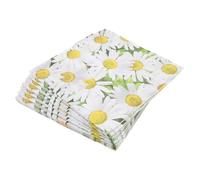 Artibetter 20pièces Lot de Serviettes Papier Marguerite Imprimé Floral Décorations Jetables pour Anniversaire Mariage et Tea Party Serviettes de Table Élégantes et Durables