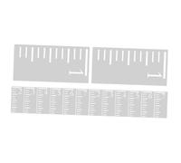 ARTIBETTER 3 Ensembles Pochoir À L'échelle Du Graphique Hauteur Stickers Muraux Pour Chambres D'enfants Pochoir Toise Tableau De Croissance Pour Les Enfants 7 Pièces * 3