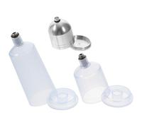 Artibetter 3 Pièces Godet Aérographe Rechargeable, 10ml, 20ml, 40ml | Airbrush Paint, Stockage et Distribution, Plastique Métal, Installation 6mm X 0,75mm