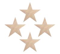 Artibetter 4 Pièces Applique Sculptée en Bois, Incrustation de Bois Étoile, Kaki, Style Européen Rétro, pour Décoration de Meubles et Projets Diy, Ornements de Meubles