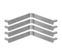 Artibetter 4 Pièces Clip en Acier Inoxydable pour Perche de Piscine et Spa | Clip V de Rechange, Compatibilité Large Filets et Brosses, Usage Piscine hors Sol ou Enterrée