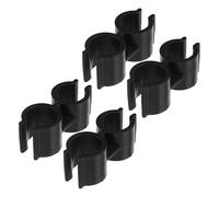 ARTIBETTER 4 pièces Double Clip Fixation Balai Pelle: Connecteur Robuste pour Accroche Balai Chariot Ménage - Accessoire Ramasseur, Optimisation d'Espace et Installation