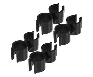 ARTIBETTER 4 pièces Double Clip Fixation Balai Pelle: Connecteur Robuste pour Accroche Balai Chariot Ménage - Accessoire Ramasseur, Optimisation d'Espace et Installation