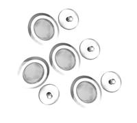 Artibetter 4pcs Passoires D'évier en Acier Inoxydable avec Couvercles, Filtre Perforé Anti-rouille pour Évier Cuisine et Lavage de Vaisselle
