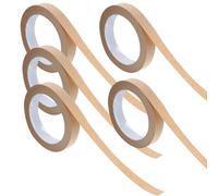 Artibetter 5 Pièces Ruban Adhésif en Papier Kraft Déchirable, Gommé, | Écriture Possible, Résistance à L’huile, aux Solvants L’eau, Papier Kraft, Usage Bricolage
