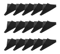ARTIBETTER 50 Pièces Serviettes Cocktail Noires en Papier Élégantes, Résistantes à L'effilochage et Très Absorbantes, pour Repas en Plein Air et Cérémonies de Remise de Diplômes