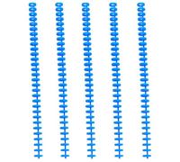 Artibetter 5pièces Reliures Spirales Plastiques pour Cahiers Lot de Ouverture Manuelle Couleur Aléatoire Compatible pour Reliure Flexible de Documents et Carnets de Notes