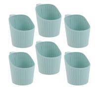 ARTIBETTER 6 Pièces Porte-gobelet Isotherme Porte-Tasse à Thé Anti-brûlure en Plastique, pour Gobelet 0-300ml, Protège Les Surfaces, Résistant Chaleur, Bureau et Voyage Réutilisable