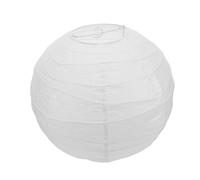 Artibetter Abat-jour Lanterne Ronde en Papier Blanc Structure en Fer, Design Élégant Classique, pour Atmosphères Relaxantes et Décorations de Noël