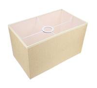 Artibetter Abat-Jour Rectangulaire En Tissu Jaune 13.39X7.87X7.87 Pouces Protecteur De LumièRe Pour Lampe De Table Bureau Salon Chambre