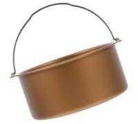 Artibetter Acier au Carbone Moule à Gâteau Rond, Revêtement Antiadhésif | Baril à Gâteau et Plat à Pizza Inclus, Usage Four Cuisine, Couleur Or, Maniabilité Facile