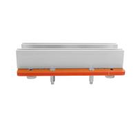 ARTIBETTER Aluminium Plaque D'insertion, Porte-outil à Rainurer, Orange Table de Défonceuse pour Menuiserie Production de Menuiserie Grosse Échelle
