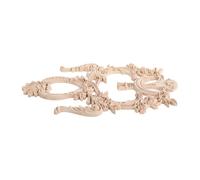 Artibetter Applique Murale en Bois Sculpté, Décoration Murale Verticale, Beige, Style Européen Classique, pour Salon et Mur