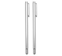 Artibetter Baguette de Sourcier en Acier Inoxydable 1 Set Rouge Tige Télescopique Rétractable, Détecteur d'eau Veines Outil Professionnel pour Radiesthésie