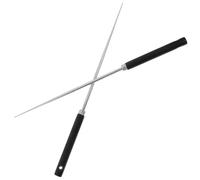 Artibetter Baguettes Japonaises en Acier Inoxydable Noir, Réutilisables et Portables, Design Élégant pour Usage Domestique en Restaurant, 1 Paire